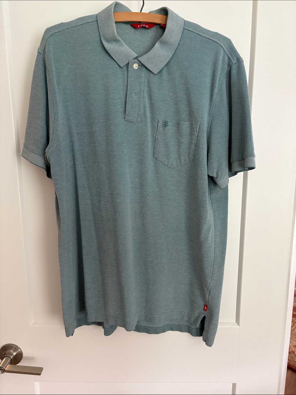 Izod Men's Polo in Slate Teal